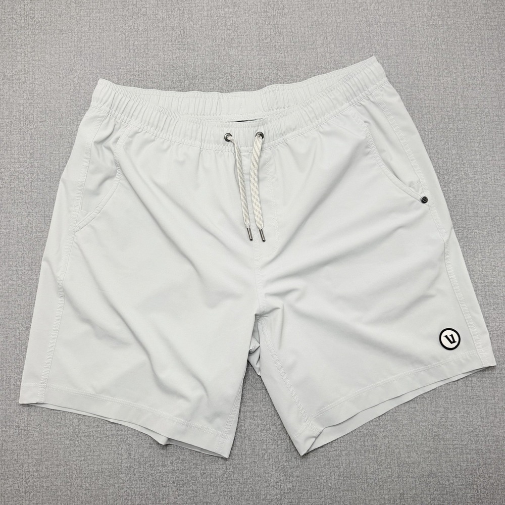 Vuori Athletic Shorts Mens Large Lime  Kore Unlined Active 7'' Gym Running